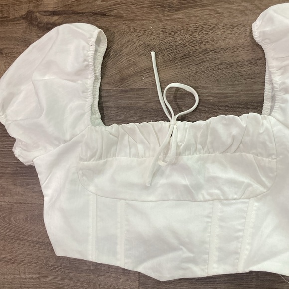 NWT peasant crop top - Picture 3 of 6